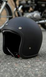 Zwart mat, Low profile helm met keuring 22.06, Large, Enlèvement, L