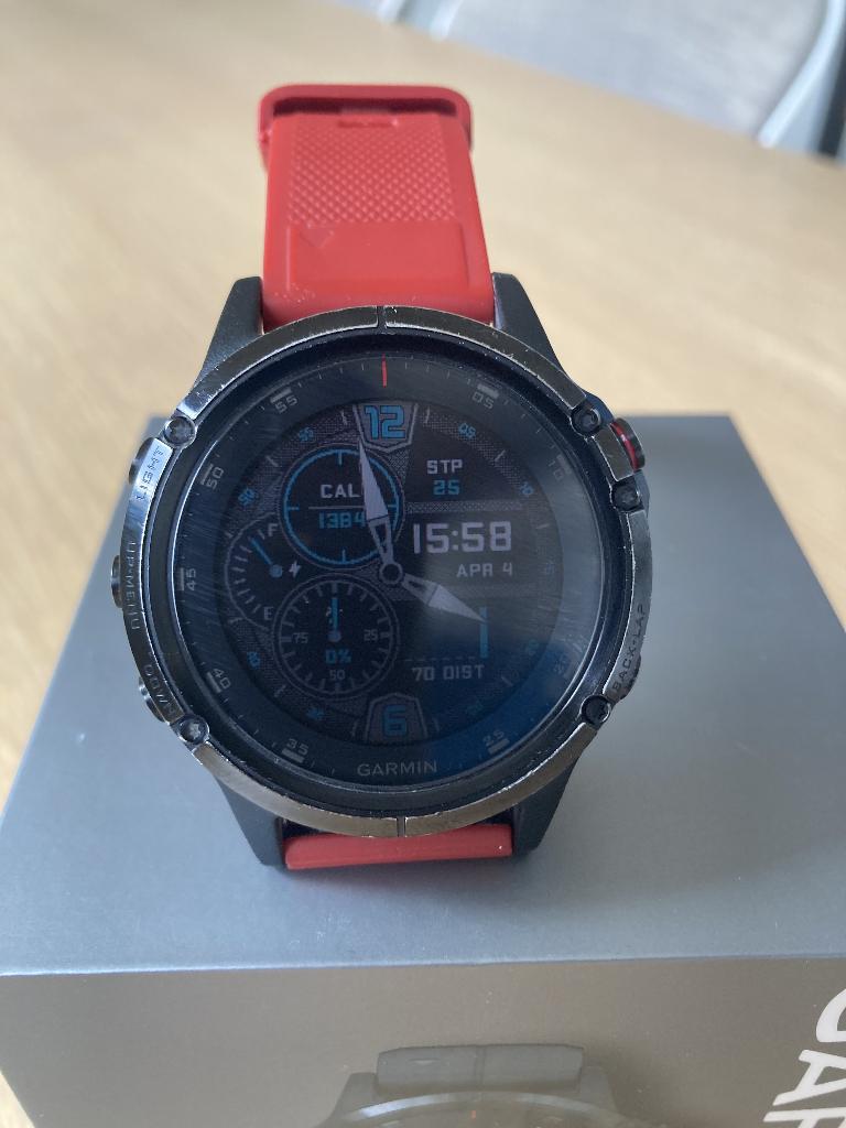 Garmin Fenix 5 Plus, Ophalen, Gebruikt, Zwart, Garmin