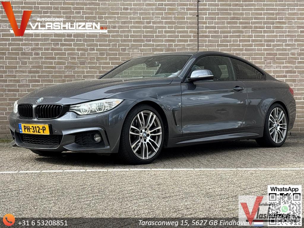 BMW 420 4-serie Coupé 420d High Executive Automaat | Leder |, Autos, BMW, Argent ou Gris, Achat, Entreprise, Diesel