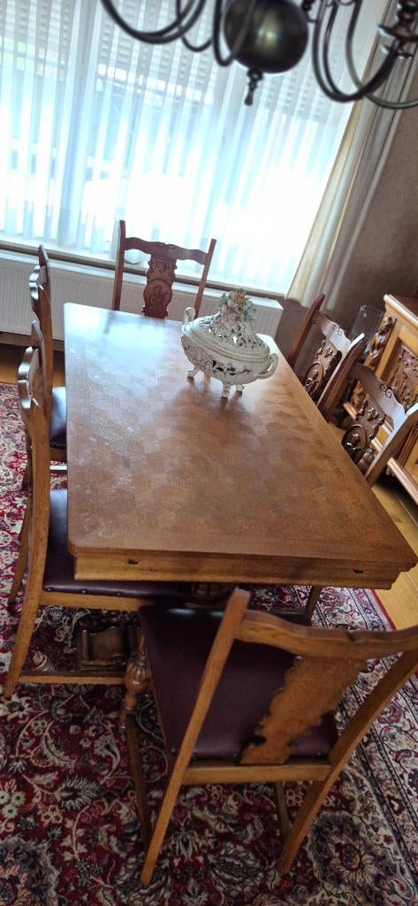 Eetkamer, Huis en Inrichting, Tafels | Eettafels, Ophalen, Gebruikt, Vijf personen of meer, Breugelstijl