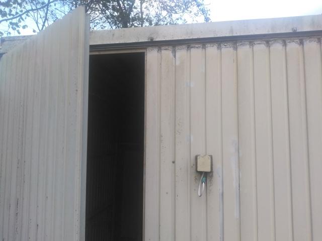 Abris de jardin métallique, Jardin & Terrasse, Abris de jardin, 200 à 400 cm, Enlèvement, Utilisé, Abri de jardin