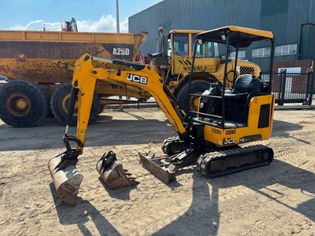 mini-pelle JCB 16C, Enlèvement, Excavatrice