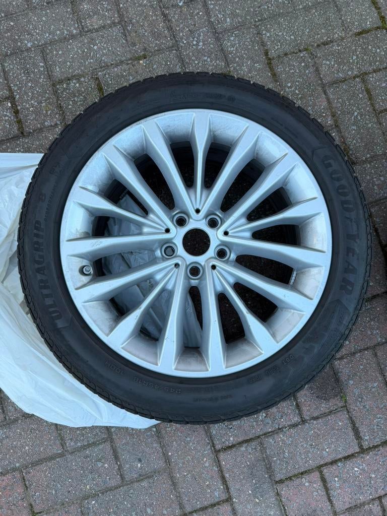 BMW velgen 18 inch met winterbanden, Ophalen, 18 inch, Winterbanden, Band(en)