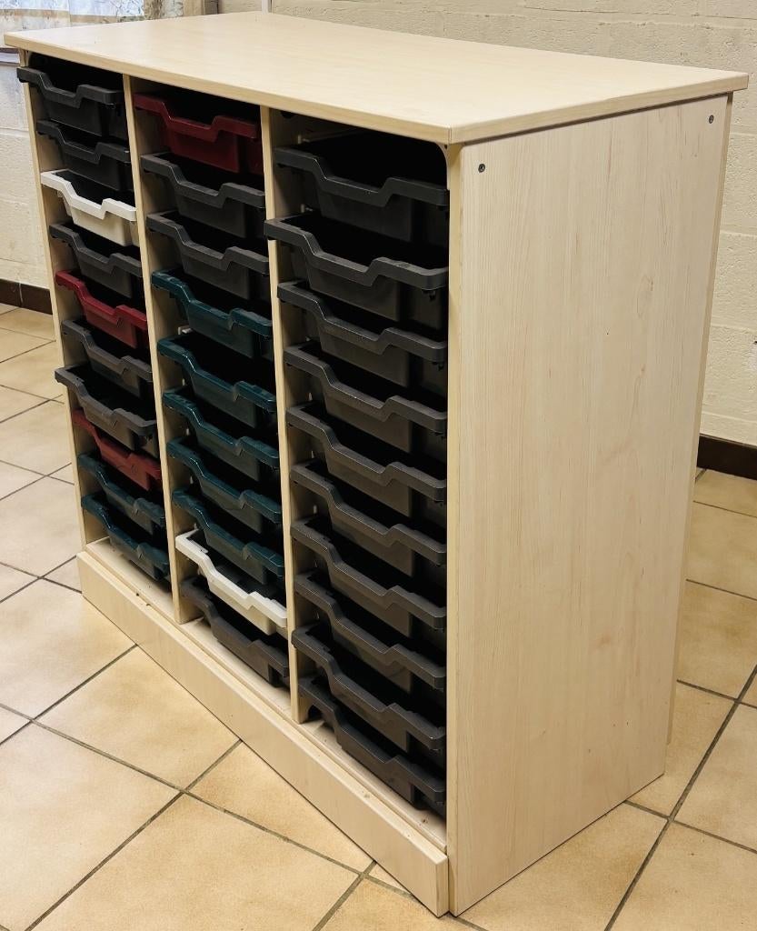 kast met uittrekbare archief bakjes, Archives et Rangement, Enlèvement, Utilisé, Armoire