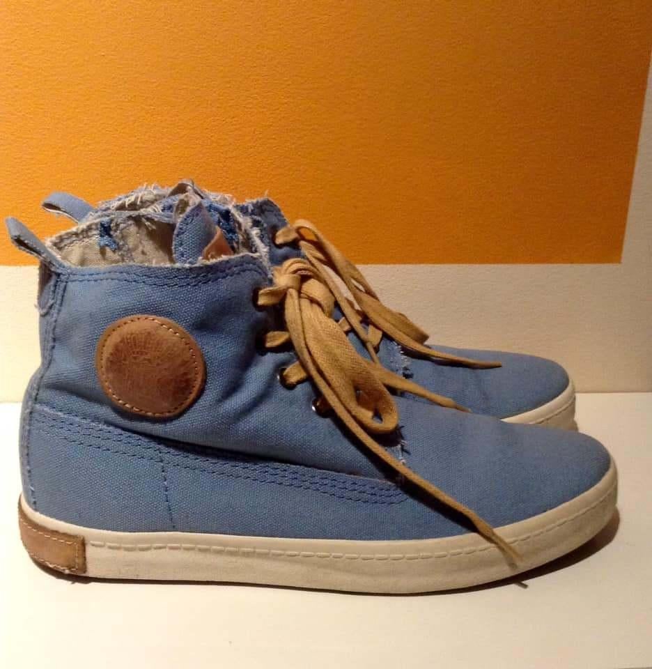 Blackstone blauwe veterschoenen p.36, Ophalen of Verzenden, Zo goed als nieuw, Sneakers