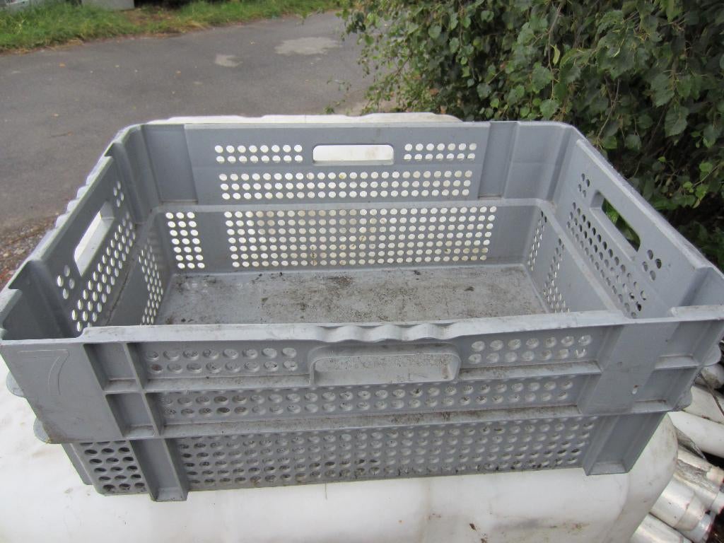 krat bakken plastiek kunststof plastic pvc alle maten 60x40, Ophalen, Zo goed als nieuw