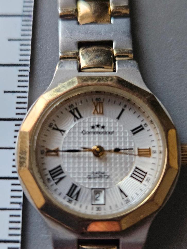 Dameshorloge, Handtassen en Accessoires, Horloges | Dames, Gebruikt, Polshorloge, Overige merken, Staal, Staal, Ophalen of Verzenden