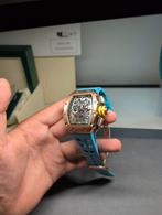 Richard Mille 11-03 bleu tifany, Bijoux, Sacs & Beauté, Montres | Hommes, Enlèvement ou Envoi, Neuf, Montre-bracelet