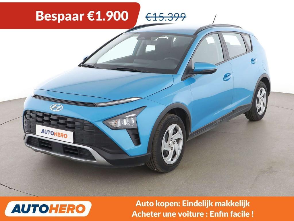 Hyundai Bayon 1.2 Pure 2WD (bj 2022), Auto's, Voorwielaandrijving, Stof, Blauw, 62 kW