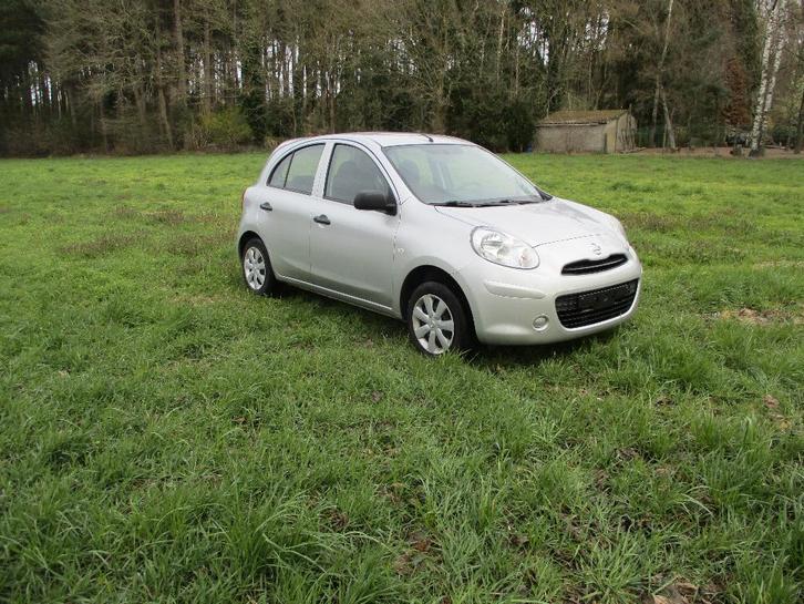 NISSAN MICRA 1.2 BENZ 5 DEUR AIRCO  48.300KM +CAR PASS!., Autos, Nissan, Particulier, Micra, ABS, Airbags, Air conditionné, Alarme