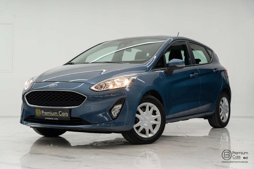 Ford Fiesta 1.0 ecoboost Benzine! Cool & connect Cruise! 85p, Gebruikt, Blauw, Bedrijf, 5 deurs