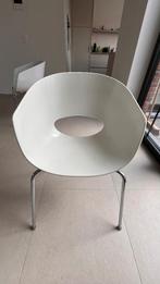 Eetkamerstoelen, Huis en Inrichting, Stoelen, Ophalen, Kunststof, Gebruikt, Wit