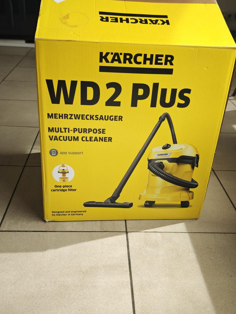 WD2 Plus stofzuiger voor water en stof, Ophalen, Nieuw, Waterstofzuiger