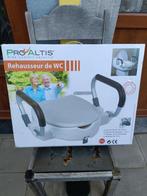 Réhausseur WC avec accoudoirs et fixation tout neuf, Enlèvement