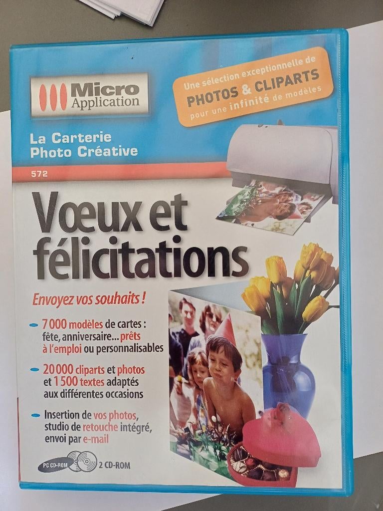 CD-ROM wensen en gefeliciteerd, Diversen, Wenskaarten, Zo goed als nieuw, Ophalen of Verzenden