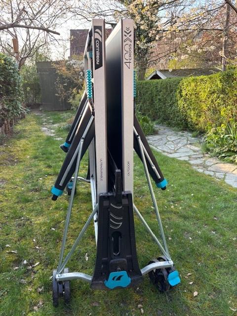 Table de ping-pong Cornileau 400X Outdoor - comme neuve, Sport en Fitness, Tafeltennis, Zo goed als nieuw, Tafel Outdoor, Inklapbaar
