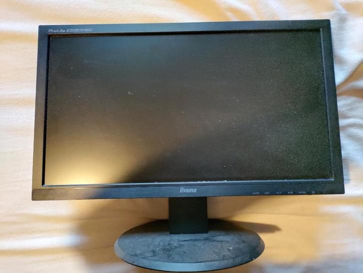 Iiyama ProLite Monitor 20", Computers en Software, Monitoren, Zo goed als nieuw, 60 Hz of minder, DVI, VGA, IPS, HD, 5 ms of meer