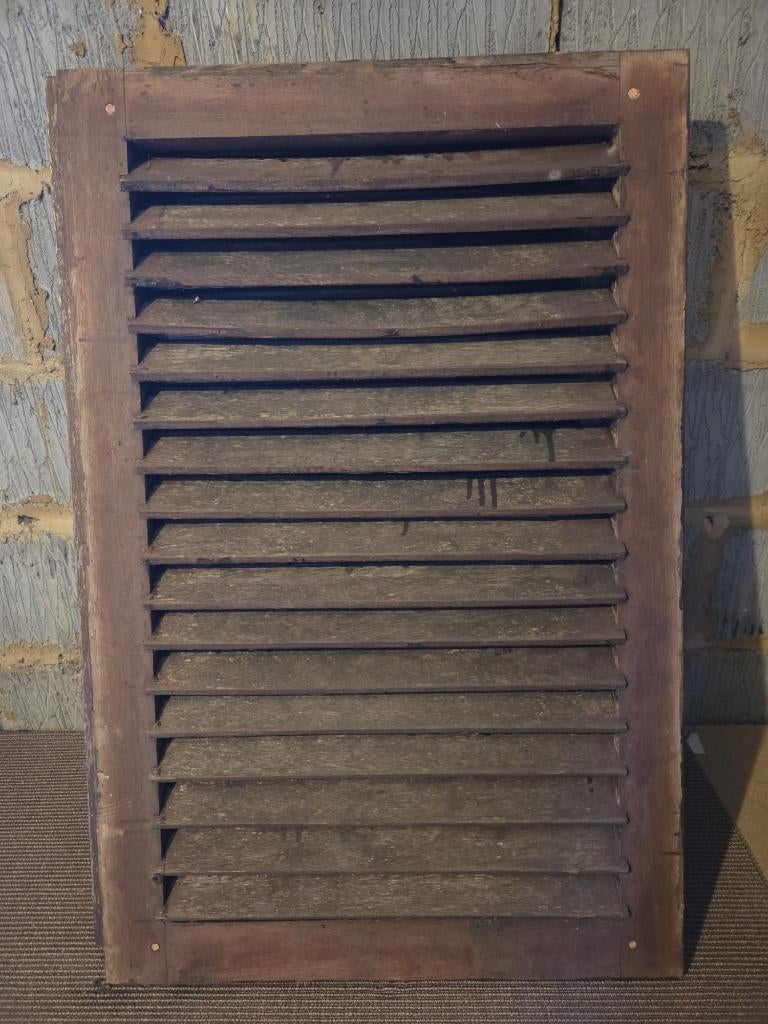 Volets battantes à claire voie, Doe-het-zelf en Bouw, Rolluiken, Gebruikt, 100 tot 150 cm, 100 tot 150 cm, Overige kleuren, Ophalen