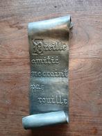 Plaque en étain, Enlèvement ou Envoi