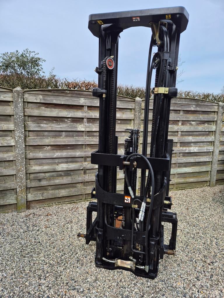 Hefmast met Sideshift, Ophalen