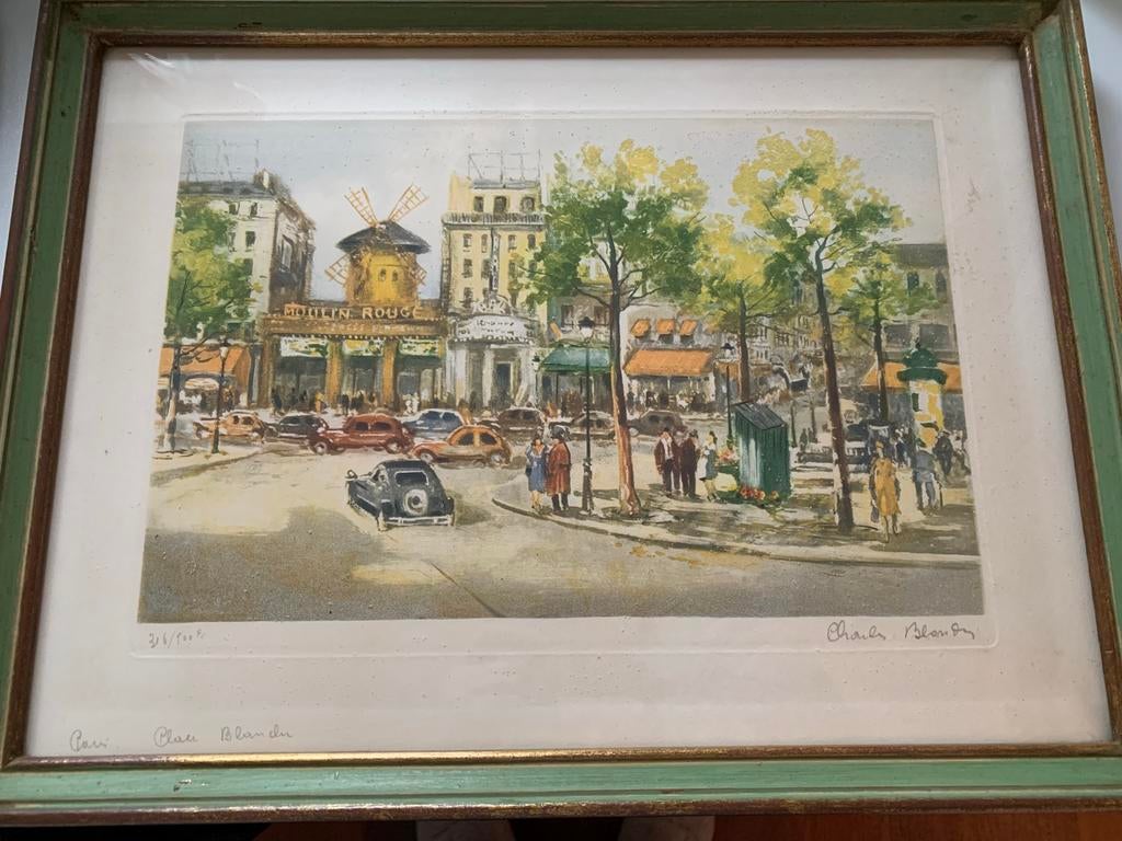 Lithographie de Charles Blondin, Enlèvement ou Envoi