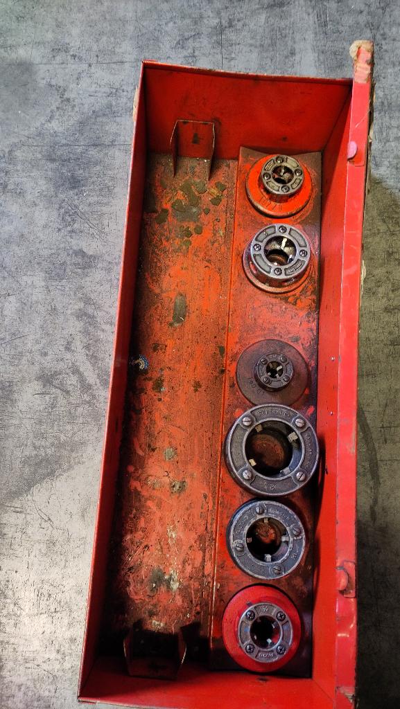 RIDGID pijpschroefdraad snijkoppen, Ophalen, Gebruikt