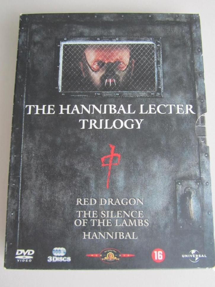 3DVDBOX THE HANNIBAL LECTER TRILOGY, Cd's en Dvd's, Dvd's | Thrillers en Misdaad, Gebruikt, Actiethriller, Boxset, Vanaf 16 jaar