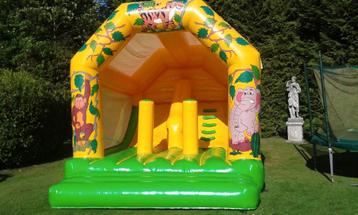 Actie !!!SpringKasteel Jungle te Huur voor 100€ per dag inpl, Enlèvement ou Envoi, Comme neuf