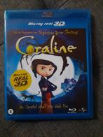 Coraline 3D + 2 x 3D brillen, Cd's en Dvd's, Ophalen, Zo goed als nieuw, Tekenfilms en Animatie