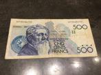België 500 Frank type Meunier, Ophalen of Verzenden