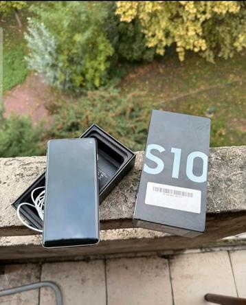 Samsung Galaxy S10 Black Phantom incl Backcase  beschikbaar voor biedingen