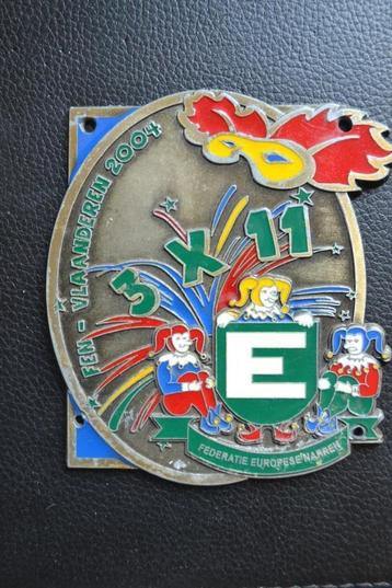 carnaval FEN Vlaanderen 2004 medaille, Enlèvement ou Envoi, Comme neuf