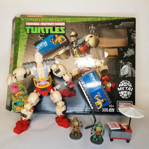 TMNT Ninja Turtles - Classic Krang's Rampage | Mega Bloks, Collections, Jouets, Comme neuf, Enlèvement ou Envoi