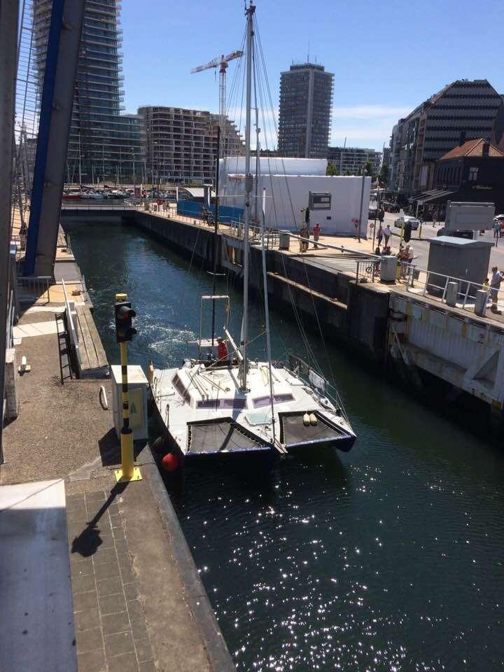Norman Cross 31 trimaran, Sports nautiques & Bateaux, Voiliers à cabine & Voiliers, Utilisé, Bateau de plaisance ou Cruiser, Bois