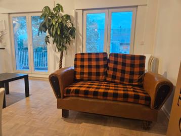 Gezellige 2.5 zits zetel leder beschikbaar voor biedingen