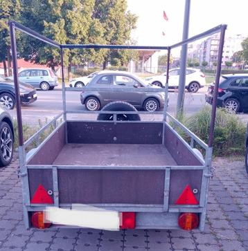 Aanhangwagen TE HUUR   ANTWERPEN beschikbaar voor biedingen