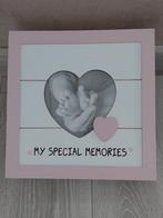 Houten box 'My special memories' herinneringen baby girl, Ophalen, Nieuw