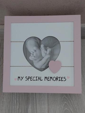 Houten box 'My special memories' herinneringen baby girl beschikbaar voor biedingen
