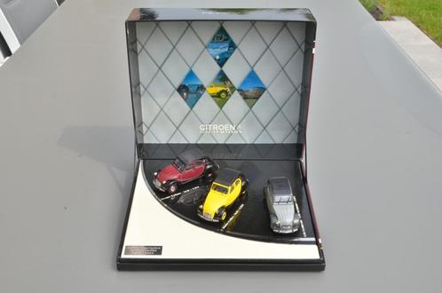 Citroën 2CV6 "Charleston" set (Norev), Hobby en Vrije tijd, Modelauto's | 1:43, Gebruikt, Auto, Norev, Ophalen of Verzenden
