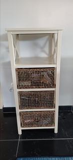 Houten ladenkast met 3 mandjes, Huis en Inrichting, Kasten | Ladekasten, Ophalen, Zo goed als nieuw