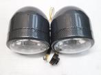 Shin-Yo Twin Koplamp Carbon look, Fietsen en Brommers, Ophalen of Verzenden, Nieuw, Koplamp