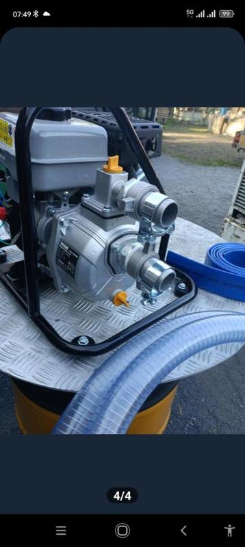 pompe eau semi charger  NEUVE thermique essence SP 98 beschikbaar voor biedingen
