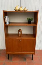 Bibliotheek Scandinavisch vintage, Huis en Inrichting, Kasten | Boekenkasten, Ophalen, Gebruikt, Metaal