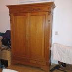 Armoire ancienne en bois massif, Maison & Meubles, Armoires | Penderies & Garde-robes, Enlèvement ou Envoi, Utilisé, Ancien