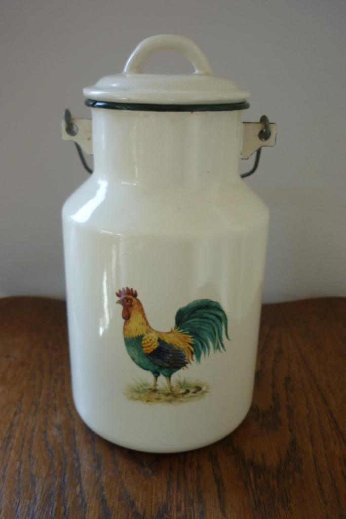 Melkkit in emaille, Antiek en Kunst, Curiosa en Brocante, Ophalen of Verzenden