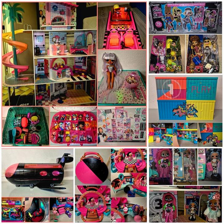 Grote LOL Surprise Verzameling, Kinderen en Baby's, Speelgoed | Poppenhuizen, Zo goed als nieuw, Poppenhuis, Ophalen