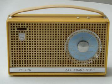 Radio vintage portable PHILIPS Type L3X90T de 1959 