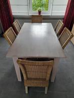 Table + 6 chaises, Antiek en Kunst, Antiek | Meubels | Stoelen en Sofa's, Ophalen