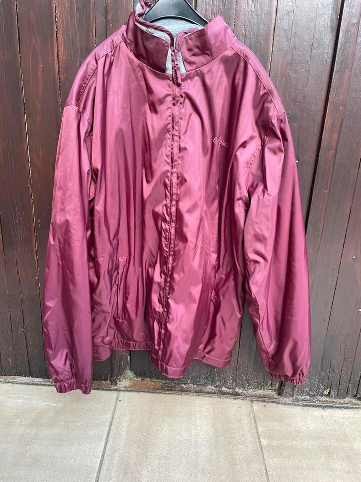 Regenjas bordeaux, Caravans en Kamperen, Regenkleding, Zo goed als nieuw, Regenjas, Ophalen of Verzenden