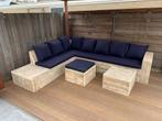 Steigerhout Lounge Hoekbank Loungeset, Ophalen of Verzenden, Nieuw